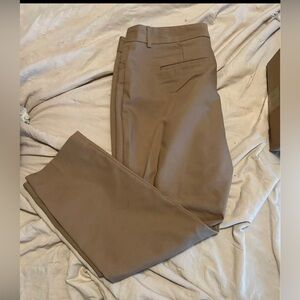 Khaki Express Editor cropped work pant